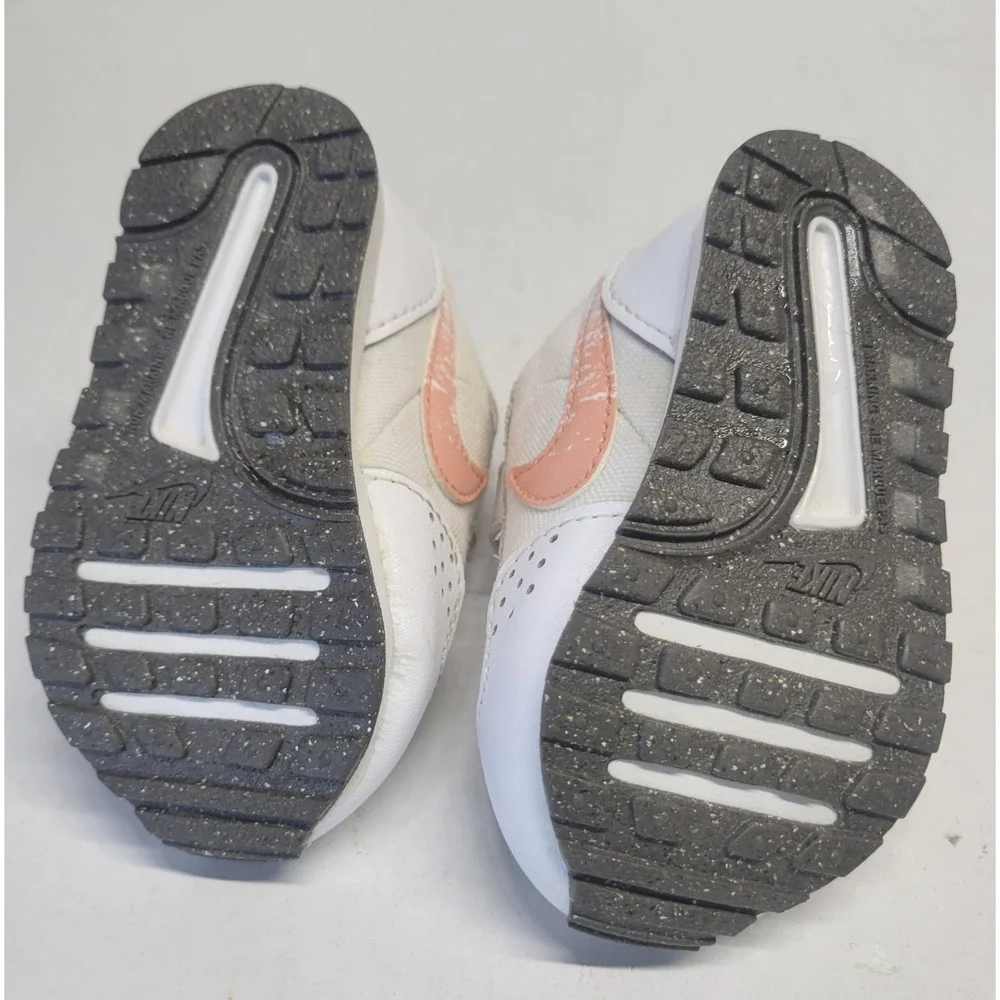 Nike MD Valiant TD Infant Sneakers White Peach Rainbow‎ DM1272-100 Size 3C